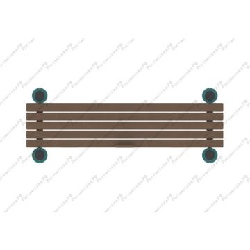 Скамья гимнастическая с измерительными линейками