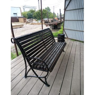 Скамейка парковая Дебют 02 со спинкой