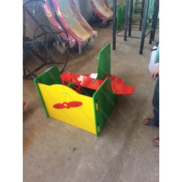 Скамейка детская Аэроплан для дачи и детского сада