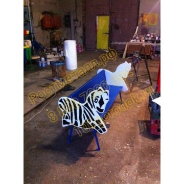 Скамейка детская Зебра
