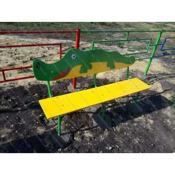 Скамейка детская Крокодил