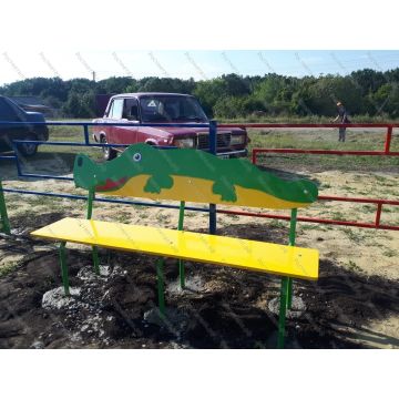 Скамейка детская Крокодил