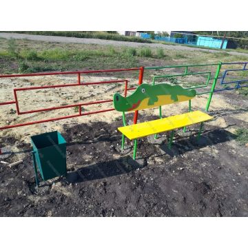 Скамейка детская Крокодил