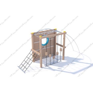 Детский гимнастический комплекс Кид ЭКО Вуд-спорт