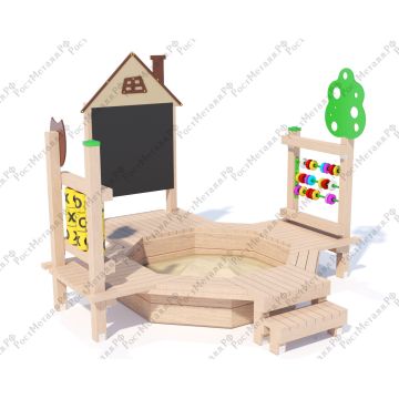 ДИК Песочный дворик Знайка ЭКО Вуд  КБ