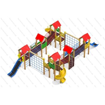 ДИК Сказочный лес КБ с винтовой горкой