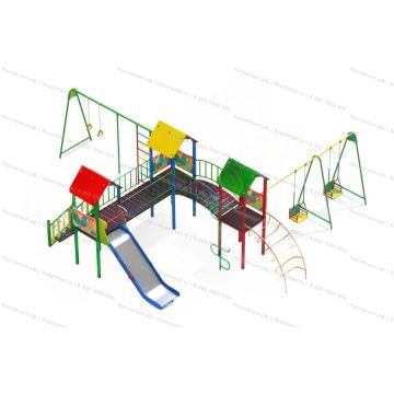 ДИК Идальго Калейдоскоп с качелями и фотопечатью