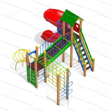 ДИК Камикадзе с винтовой горкой металл и КБ