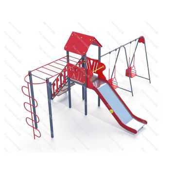 ДИК Австрия 04 с 2-мя качелями и рукоходом