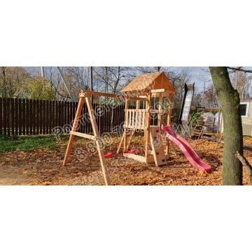 ДИК Сибирика с сеткой с 2-мя качелями