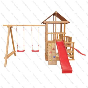 ДИК Сибирика с 2-я горками с качелями