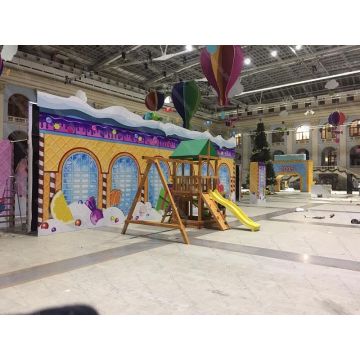 ДИК Сибирика с 2-я горками с качелями