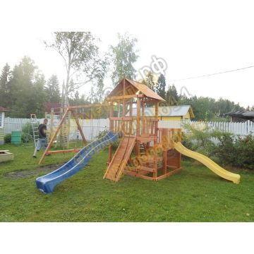 ДИК Сибирика с 2-я горками с качелями