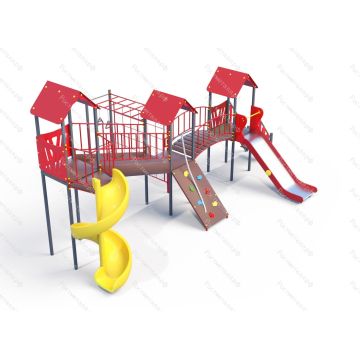 ДИК Дворик детства с винтовой горкой