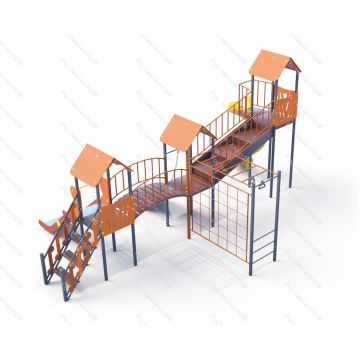 ДИК Дворик детства с винтовой горкой