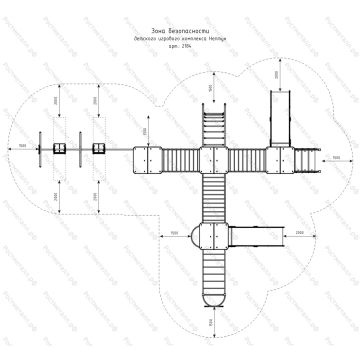 ДИК Нептун 2-мя качелями