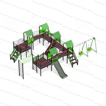 ДИК Форт Пост 02 с 2-мя качелями