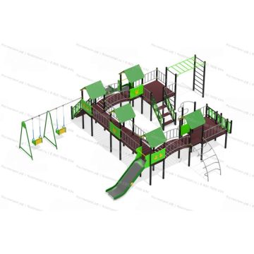 ДИК Форт Пост 02 с 2-мя качелями