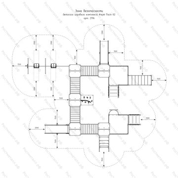 ДИК Форт Пост 02 с 2-мя качелями