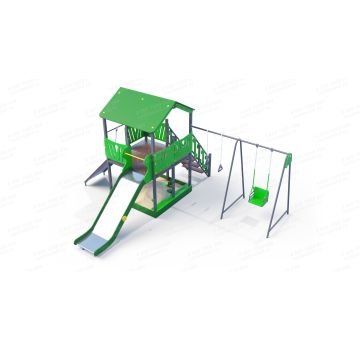 ДИК Форт Боярд с качелями