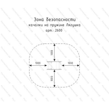 Качалка на пружине Лягушка