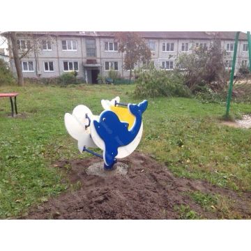 Качалка на пружине Дельфин