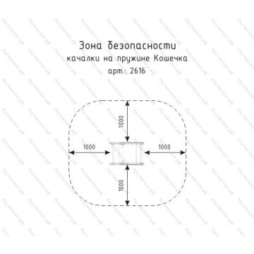 Качалка на пружине Кошечка