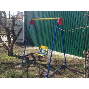 Качели Одинарные ⌀32 Стандарт на жестком подвесе для личного пользования