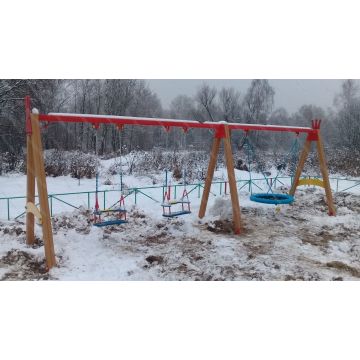 Качели Тройные Кб Фортуна с Гнездом Усил