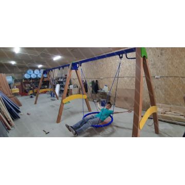 Качели Тройные Кб Фортуна с Гнездом Усил