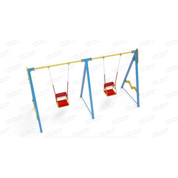 Качели Двойные 60х60 сиденье стандарт