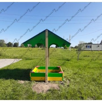 Песочница с навесом