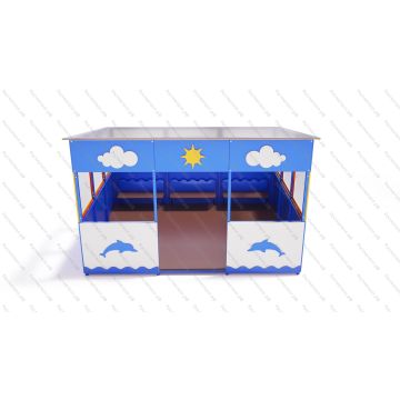 Теневой навес игровой Дельфин Панорама 20 м2