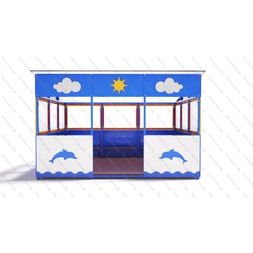 Теневой навес игровой Дельфин Панорама 20 м2