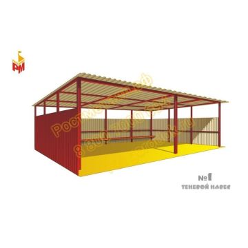 Теневой навес №1 24 м2