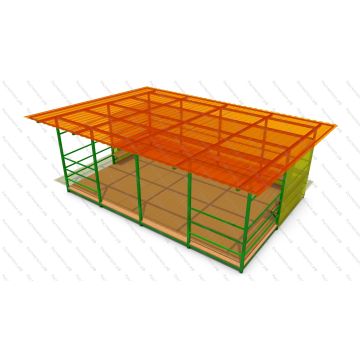 Теневой навес №8    24 м2