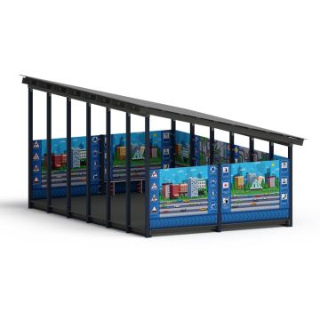 Теневой навес ДПС №15 24 м2