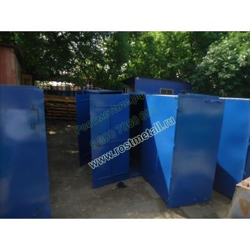 Контейнер металлический для нефтешлама объём 1,6 м3