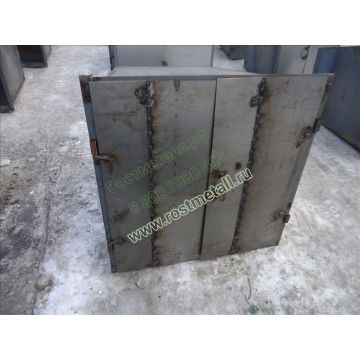 Крышка двустворчатая для мусорного контейнера - бака