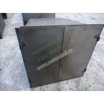 Крышка двустворчатая для мусорного контейнера - бака