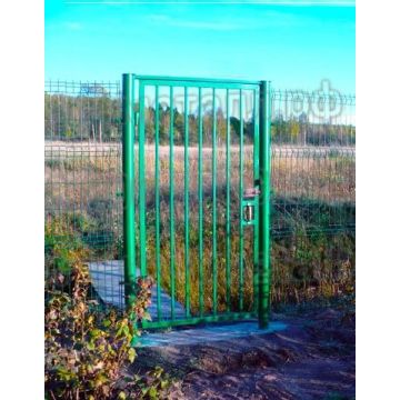 Калитка металлическая декоративная распашная