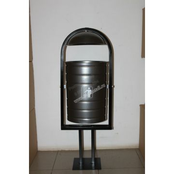 Урна уличная Рубин с крышкой 30л