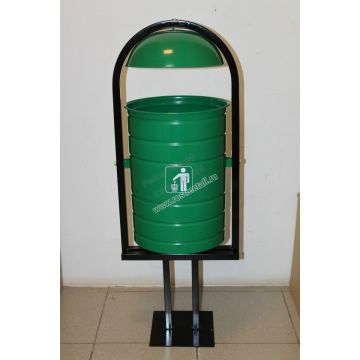 Урна уличная Рубин с крышкой 30л