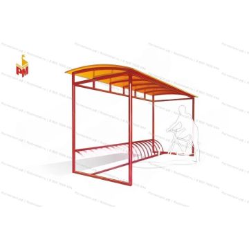 Велопарковка с навесом