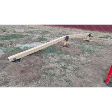 Бревно гимнастическое, односкатное