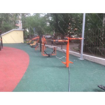 Тренажер уличный Брусья-пресс КВ