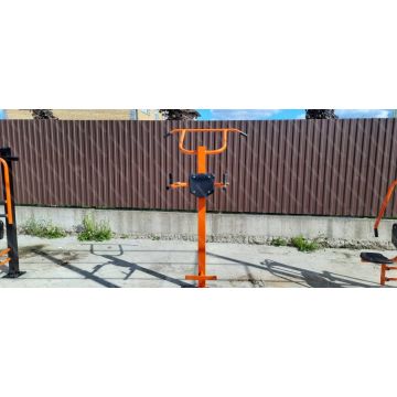 Тренажер уличный Брусья-пресс+турник КВ